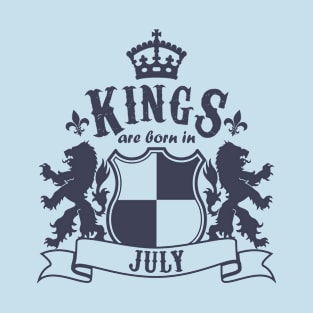 Kings are born in July T-Shirt