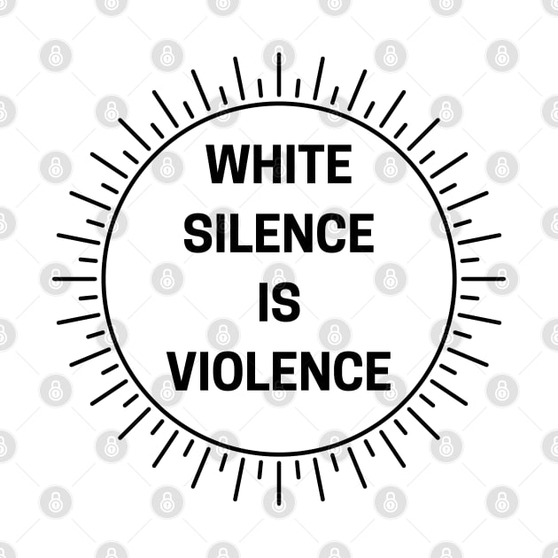 White Silence Is Violence by CF.LAB.DESIGN