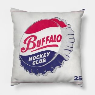 Vintage Buffalo Bisons Hockey Program 1956-1957 Season Pillow