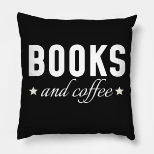 Books and Coffee Pillow