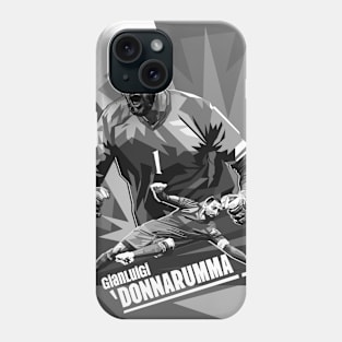 Gianluigi Donnarumma Greyscale Pop Art Phone Case