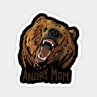 Angry mom Magnet