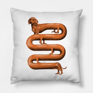 Sausage dog/ daschund Pillow