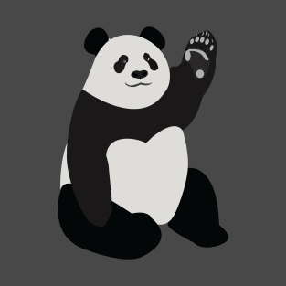 Waving Panda Bear T-Shirt