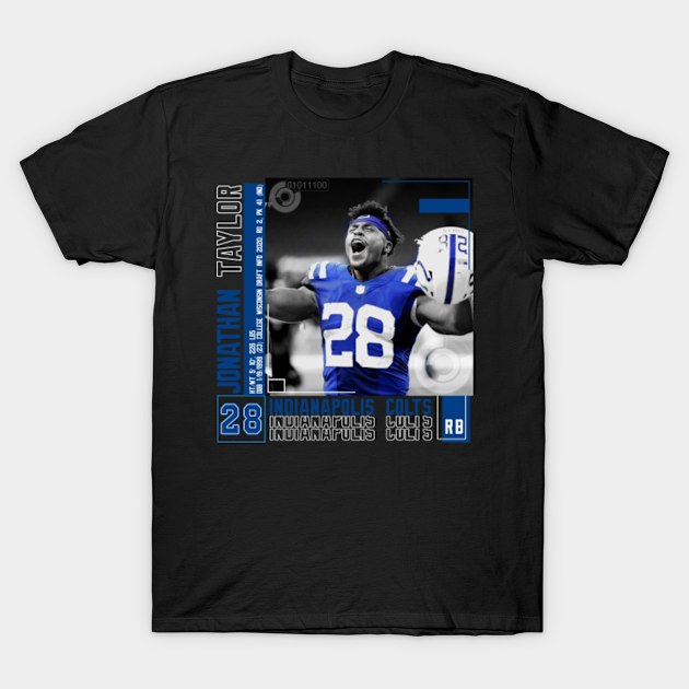 Jonathan Taylor Football Edit Tapestries Colts - Jonathan Taylor - T-Shirt