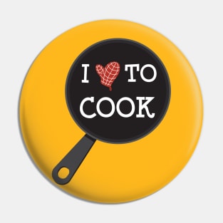 I Love Cooking Pin