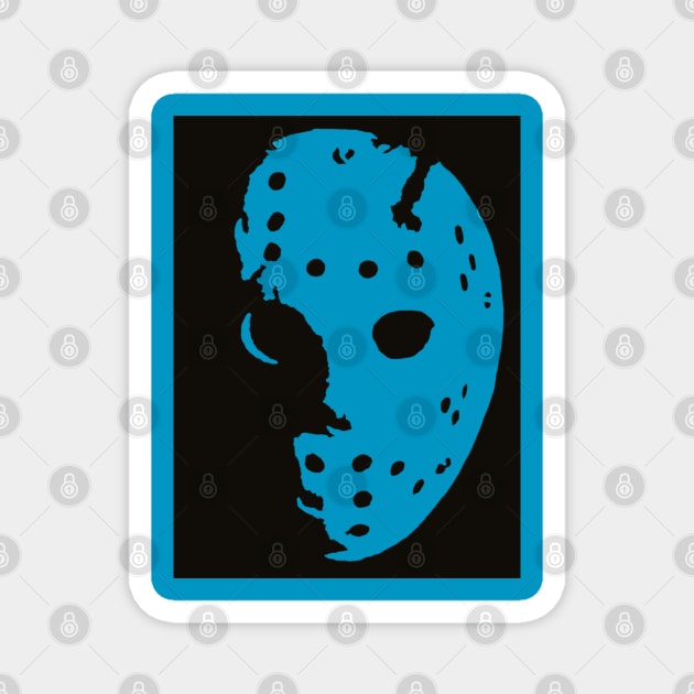 Negative Creeps - Jason Voorhees (negative) Magnet by BludBros