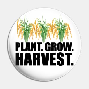 Rice Farmer - Plant grow harvest Pin