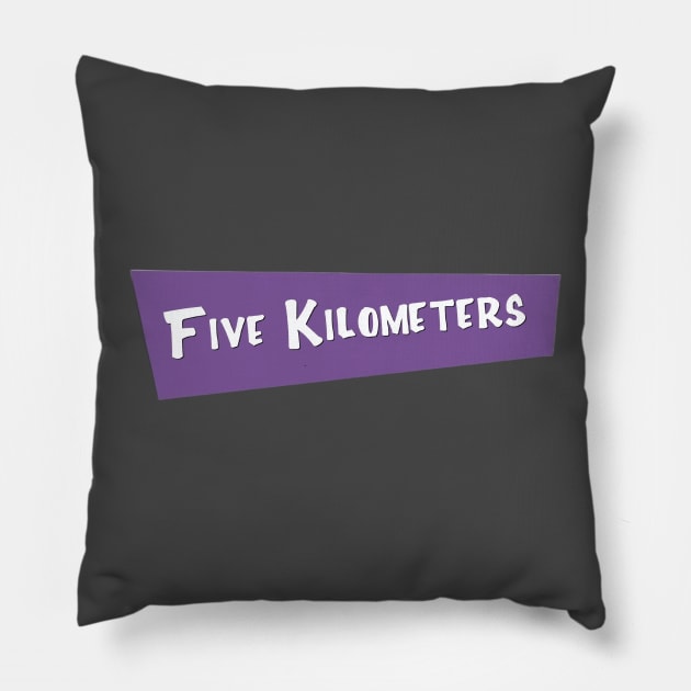 5K Pillow by TheHauntedRunner