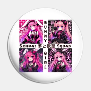 Bunny Girl Senpai Squad Pin