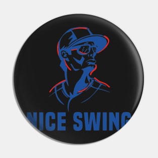 Joe Kelly Nice Swing art Pin