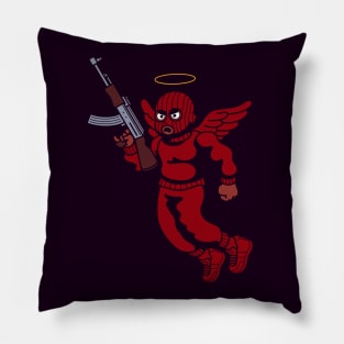 Red Angel Pillow