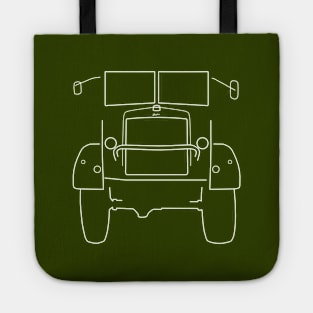 Bedford QL classic British truck outline (white) Tote