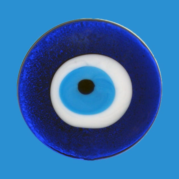 Nazar Evil Eye Protection Amulet Blue Bead Symbol by terrybain