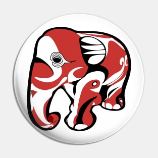 Indo Elephants Pin