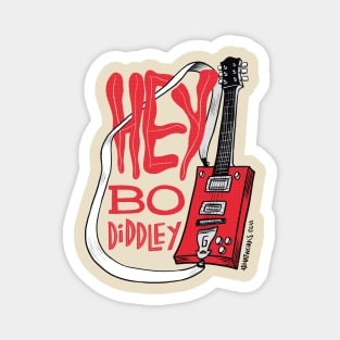 Hey Bo Diddley Magnet