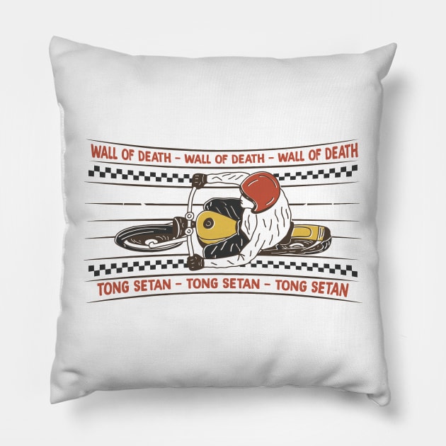 Freestyle motorcycle Pillow by hendijulyandi