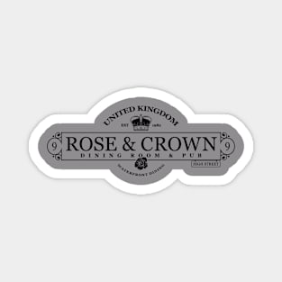 Rose & Crown - 2 Magnet