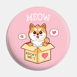 Cute Cat Meow Pin