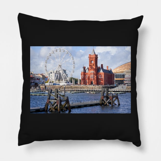 Cardiff Bay Pillow by RJDowns