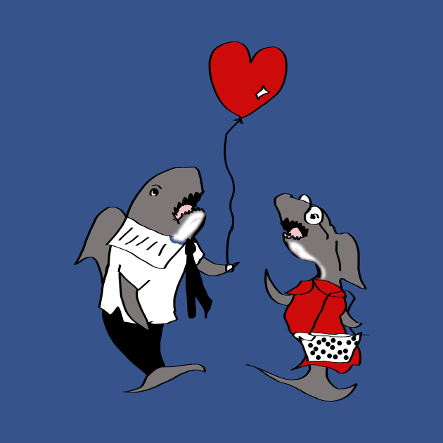 Shark Valentine by Bluedaisy66