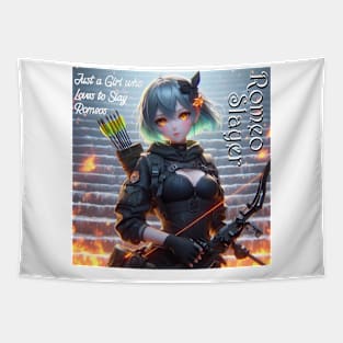 Gamer Girl - Romeo Slayer Tapestry