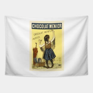 CHOCOLATE MENIER French Advertisement 1893 by Firmin Bouisset Les Maitres De L' affiche Tapestry