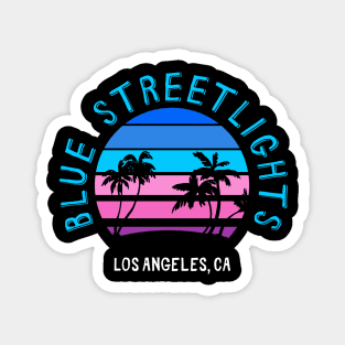 Blue Streetlights Band Logo Magnet