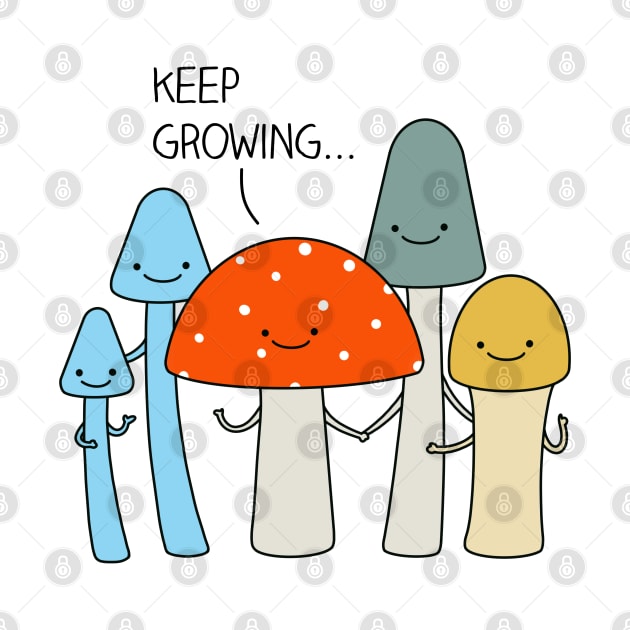 Growing mushrooms by milkyprint