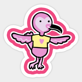 Flamingo Youtube Stickers Teepublic Uk