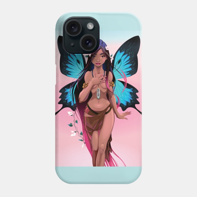 Nymph 4 Phone Case by ddraw