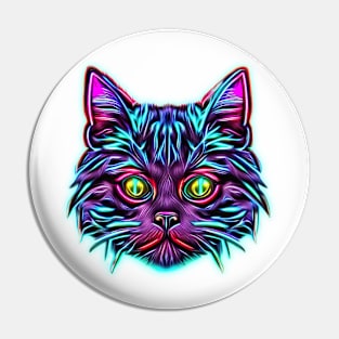 Neon Cat! Pin