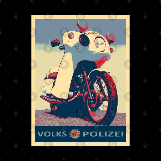 GDR Police motorcycle - ETZ 250 by hottehue