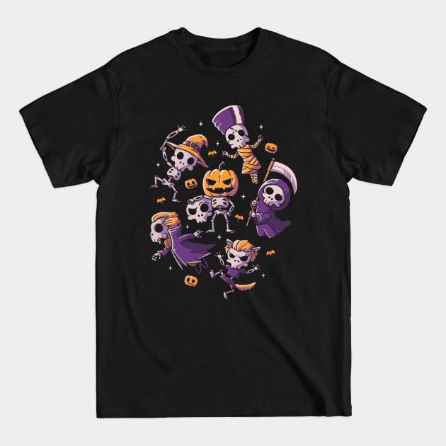 Discover Halloween Skulls Cute Spooky Skeletons - Halloween - T-Shirt