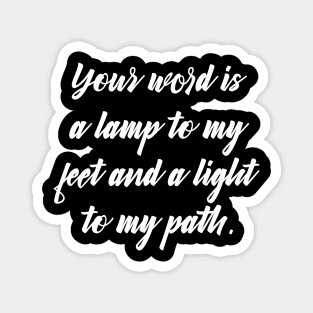 Psalm 119:105 Bible Verse English Standard Version Magnet