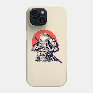 samurai frog Phone Case