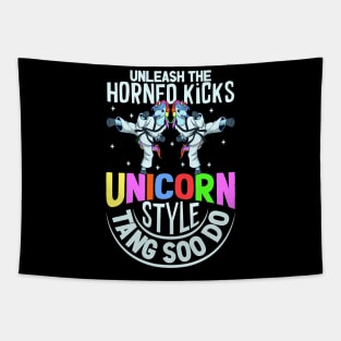 Unicorn - Horned Kicks - Tang Soo Do Tapestry