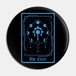 D&D Cleric Class Tarot Card Pin