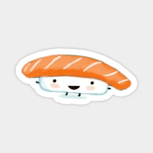 Sashimi Sushi Kawaii Character Magnet