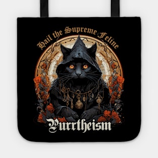 Purrtheism: Hail the Supreme Feline Tote