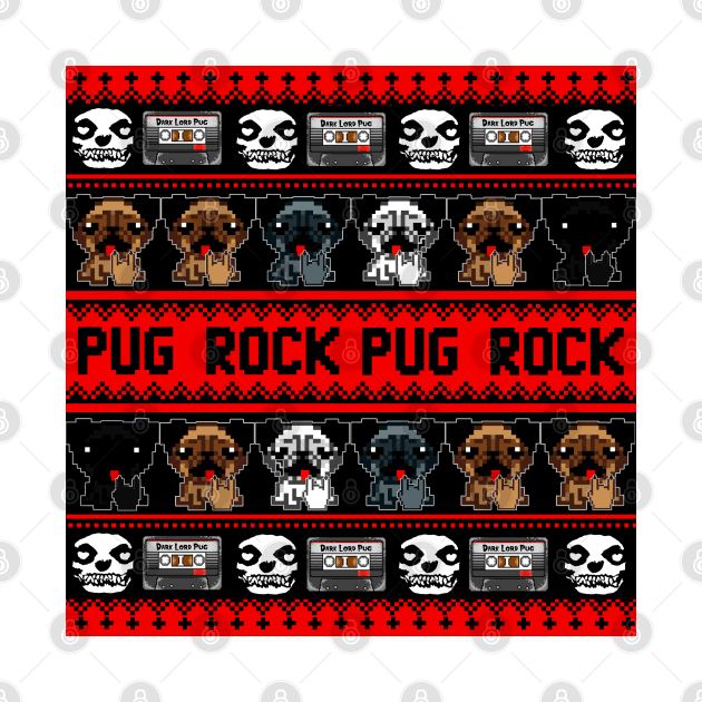 Pug Rock by darklordpug