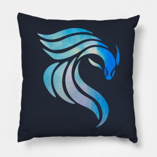 Watercolor Artistic Betta Fish Pillow