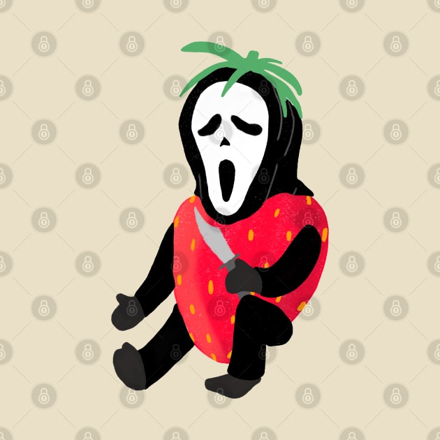 Strawberry Ghostface by imgabsveras