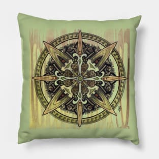 Bamboo Mandala T-shirt Pillow