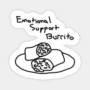 Emotional Support Burrito Magnet