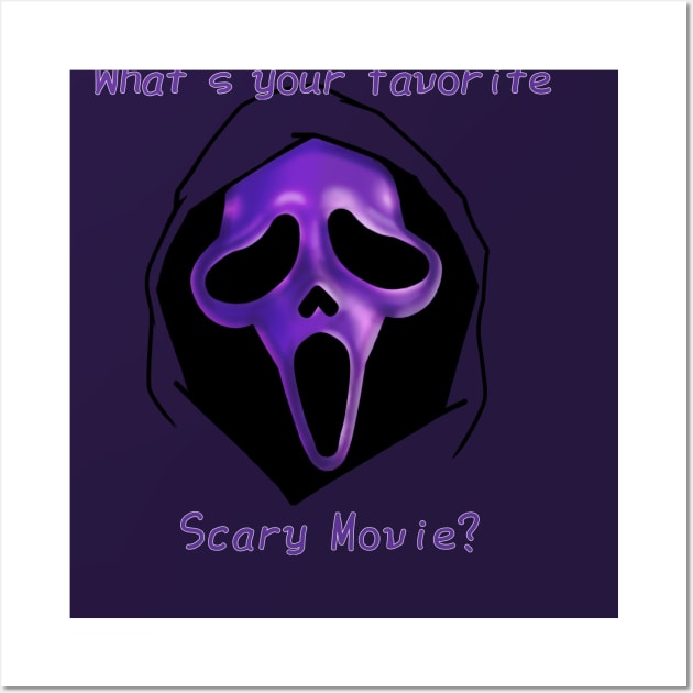 Ghost Face: What's Your Favorite Scary Movie PRINTS and STICKERS