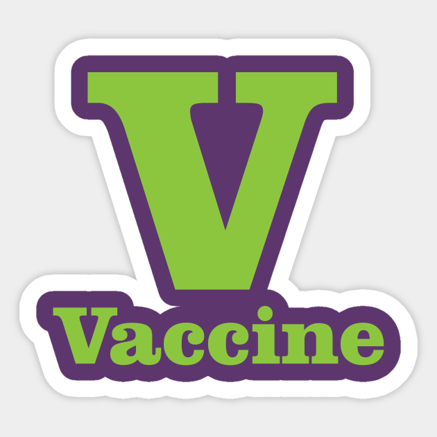 V For Vaccine Phonetic Alphabet In Pandemic Phonetic Alphabet Sticker Teepublic