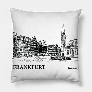 Frankfurt Germany Pillow