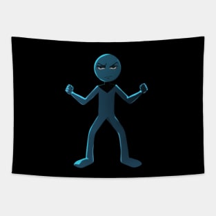 Anime stickman - Anime stick figure Tapestry