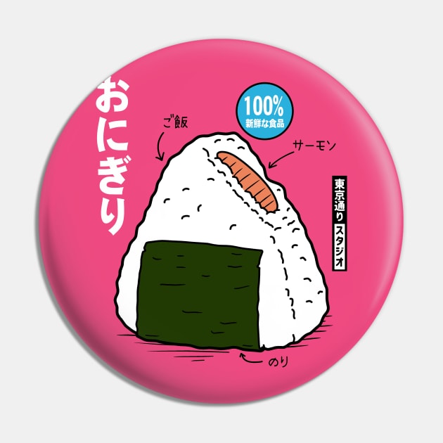 Onigiri Pin by tokyodori